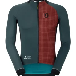 SCOTT RC Pro Warm Gore-Tex Windstopper-Remix Jas Heren - aruba green/wood red