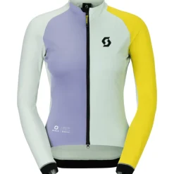 SCOTT RC Pro Warm Gore-Tex Windstopper-Remix Jas Dames - fresh green/heather purple