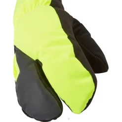 SealSkinz Barwick Waterdichte Extreme Koude Weer Cyclus Gespleten Vinger Handschoenen - Neon Yellow