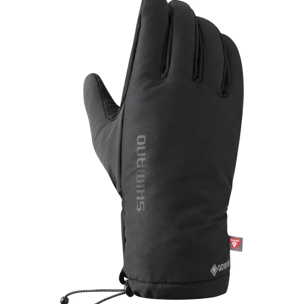 Shimano Gore-Tex Grip Primaloft Fietshandschoenen Heren - zwart