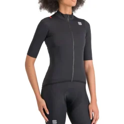 Sportful Fiandre Light Jas met Korte Mouwen Dames - 002 Zwart