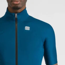 Sportful Fiandre Pro 2 Jas met Korte Mouwen Heren - 415 Teal Blu