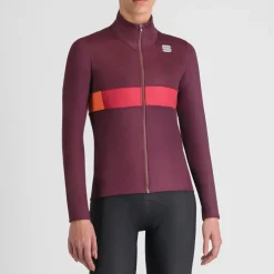 Sportful Neo 2 Softshell Fietsjas Dames - 625 Deep Bordeaux Red Pompelmo