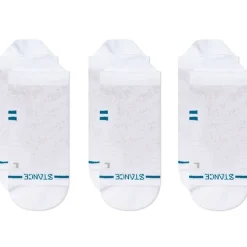 Stance Athletic Tab Sokken Unisex Set van 3 - wit