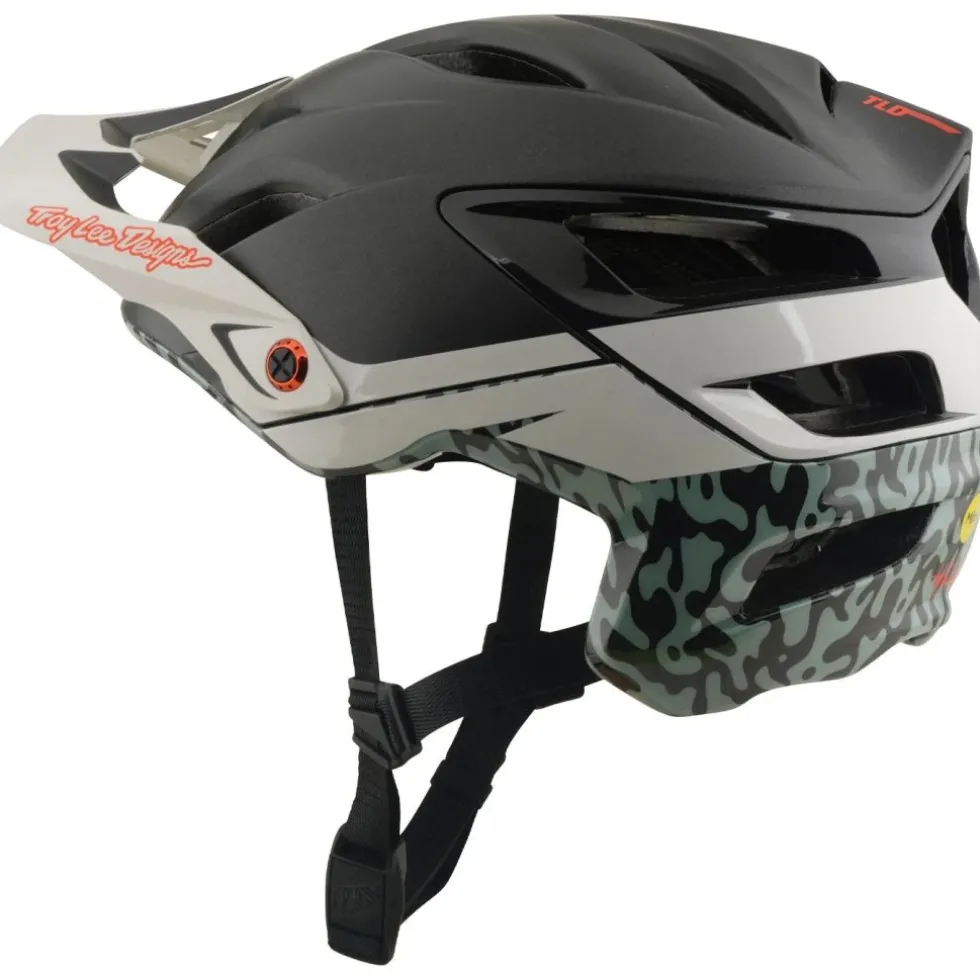 Troy Lee Designs A3 MIPS Helm - Halo Charcoal/Pumice