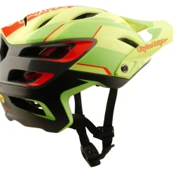 Troy Lee Designs A3 MIPS Helm - Lines Glo Yellow