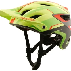 Troy Lee Designs A3 MIPS Helm - Lines Glo Yellow