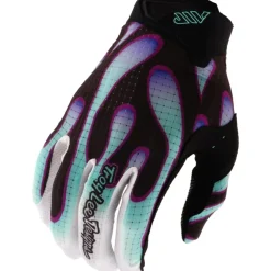 Troy Lee Designs Air Handschoenen Kinderen - Overspray Black/Real Teal