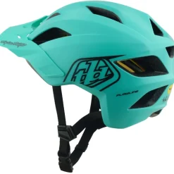 Troy Lee Designs Flowline MIPS Helm Kinderen - Point Charcoal/Real Teal