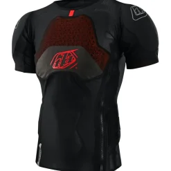Troy Lee Designs Stage Ghost D30 Protector Shirt met Korte Mouwen - Solid Black