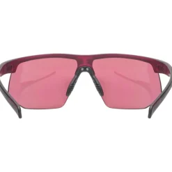 Uvex aerios Bril - cranberry matt/mirror rose