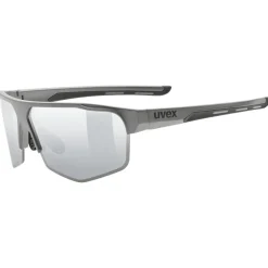 Uvex axos set Bril - grey matt/mirror silver + clear