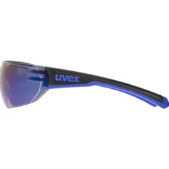 Uvex equate Bril - black-blue matt/mirror blue