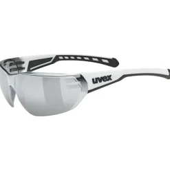 Uvex equate Bril - white matt/mirror silver