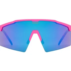 Uvex Flowline Fietsbril - pink matt/mirror blue