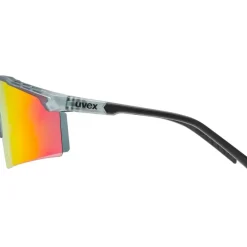Uvex Flowline Fietsbril - smoke matt/mirror red
