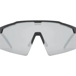 Uvex Flowline Fietsbril - black matt/mirror silver