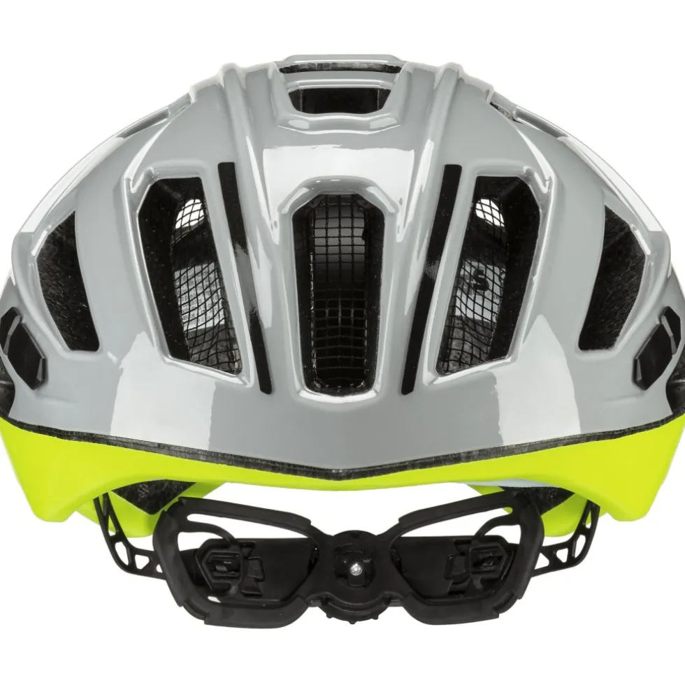 Uvex gravel x Helm - rhino-neon yellow