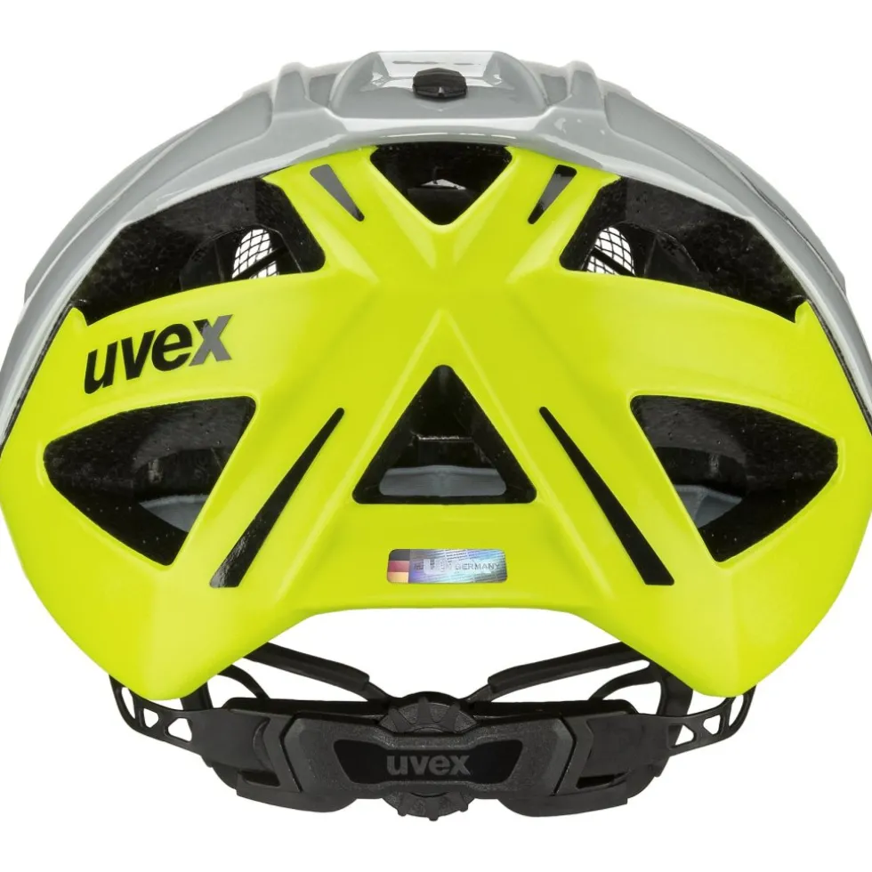 Uvex gravel x Helm - rhino-neon yellow