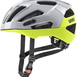 Uvex gravel x Helm - rhino-neon yellow