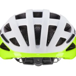 Uvex i-volute Fietshelm - white-neon yellow matt