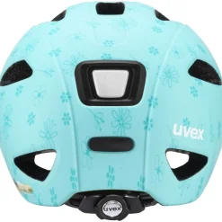 Uvex oyo style Kinder-Fietshelm - flowers cyan matt