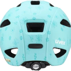 Uvex oyo style Kinder-Fietshelm - flowers cyan matt