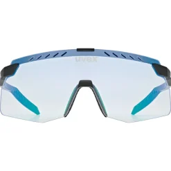Uvex pace stage s V Bril - black matt/mirror blue
