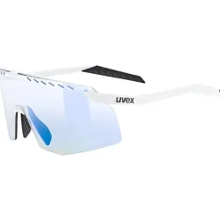 Uvex pace stage V Bril - white matt/mirror blue