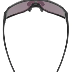 Uvex sequenze CV Fietsbril - black matt/mirror serious silver colorvision