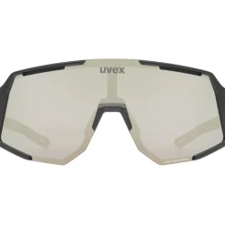 Uvex sequenze CV Fietsbril - black matt/mirror serious silver colorvision