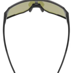 Uvex sequenze CV Fietsbril - black matt/mirror buzzy blue colorvision