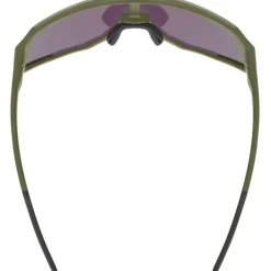 Uvex sequenze CV Fietsbril - olive matt/mirror yummy yellow colorvision