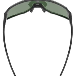 Uvex sequenze Fietsbril - black matt/mirror green