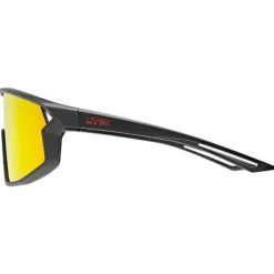 Uvex skyryse jr. Fietsbril kinderen - black mattt/mirror red