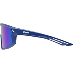 Uvex skyryse jr. Fietsbril kinderen - blue mattt/mirror green