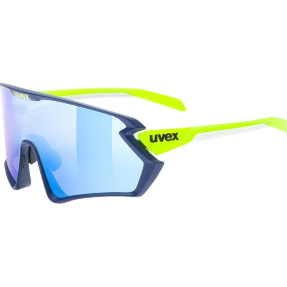 Uvex sportstyle 231 2.0 Bril - blue-yellow matt/mirror blue