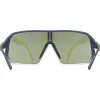 Uvex sportstyle 237 Bril - metallic blue-clear/mirror blue
