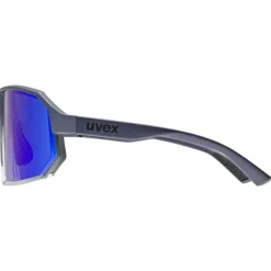 Uvex sportstyle 237 Bril - metallic blue-clear/mirror blue