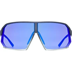 Uvex sportstyle 237 Bril - metallic blue-clear/mirror blue