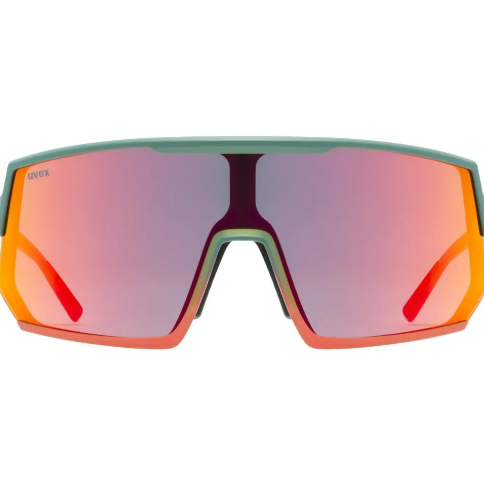 Uvex sportstyle 235 Bril - moss grapefruit matt/mirror red