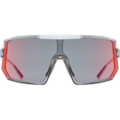 Uvex sportstyle 235 Bril - smoke transparentt/mirror red