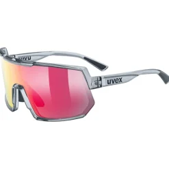 Uvex sportstyle 235 Bril - smoke transparentt/mirror red