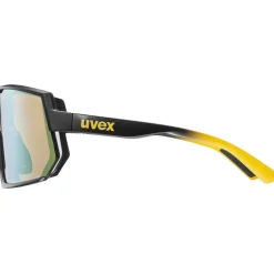 Uvex sportstyle 235 Bril - sunbee-black matt/supravision mirror yellow