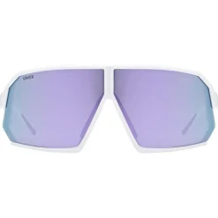 Uvex sportstyle 237 Bril - white matt/mirror lavender