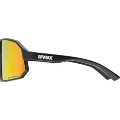 Uvex sportstyle 237 CV Bril - black matt/mirror red