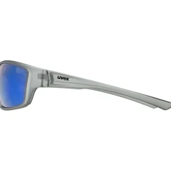 Uvex sportstyle 230 Fietsbril - smoke transparent/mirror blue