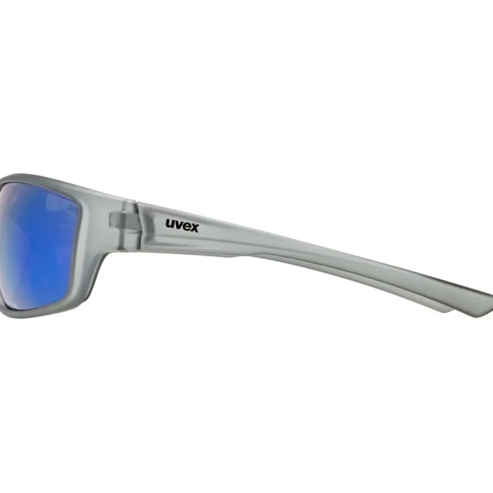 Uvex sportstyle 230 Fietsbril - smoke transparent/mirror blue