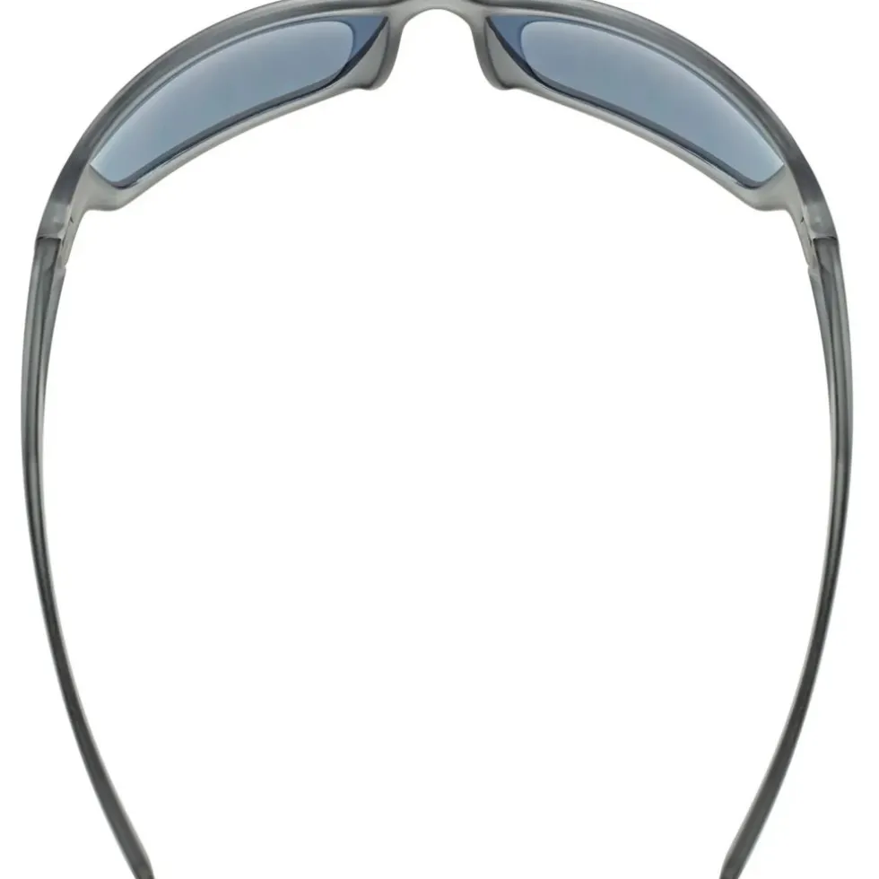 Uvex sportstyle 230 Fietsbril - smoke transparent/mirror blue