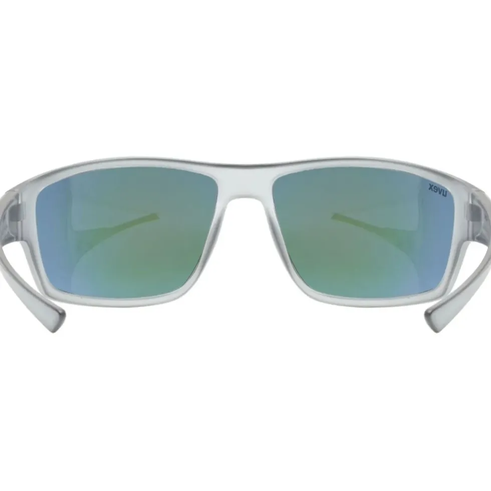 Uvex sportstyle 230 Fietsbril - smoke transparent/mirror blue